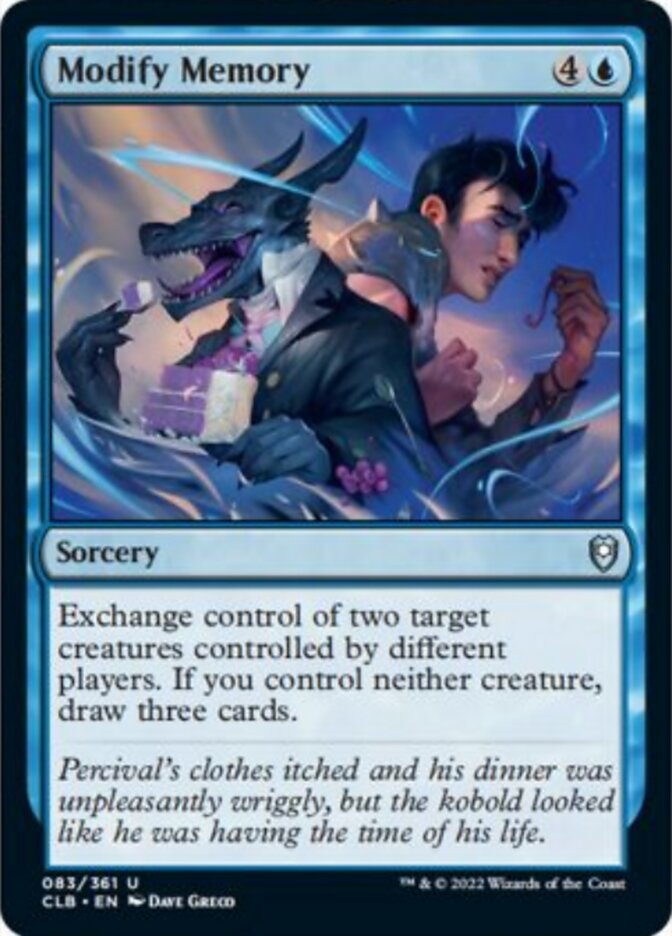 Modify Memory [Commander Legends: Battle for Baldur's Gate] | Deep Dive Games St. Marys