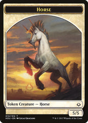 Adorned Pouncer // Horse Double-Sided Token [Hour of Devastation Tokens] | Deep Dive Games St. Marys