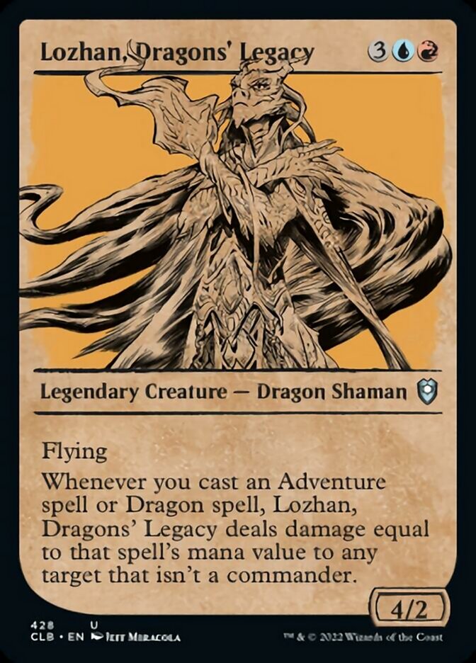 Lozhan, Dragons' Legacy (Showcase) [Commander Legends: Battle for Baldur's Gate] | Deep Dive Games St. Marys