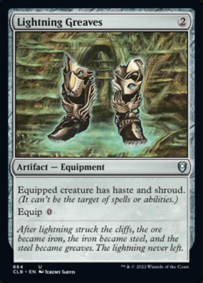 Lightning Greaves [Commander Legends: Battle for Baldur's Gate] | Deep Dive Games St. Marys