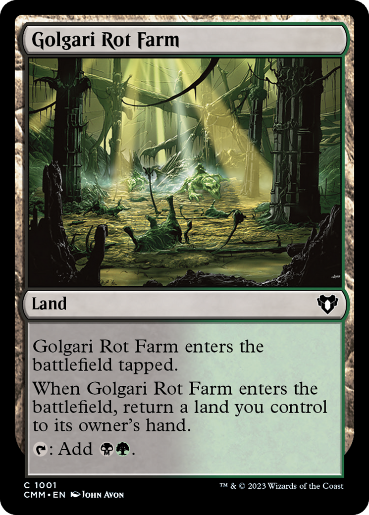 Golgari Rot Farm [Commander Masters] | Deep Dive Games St. Marys