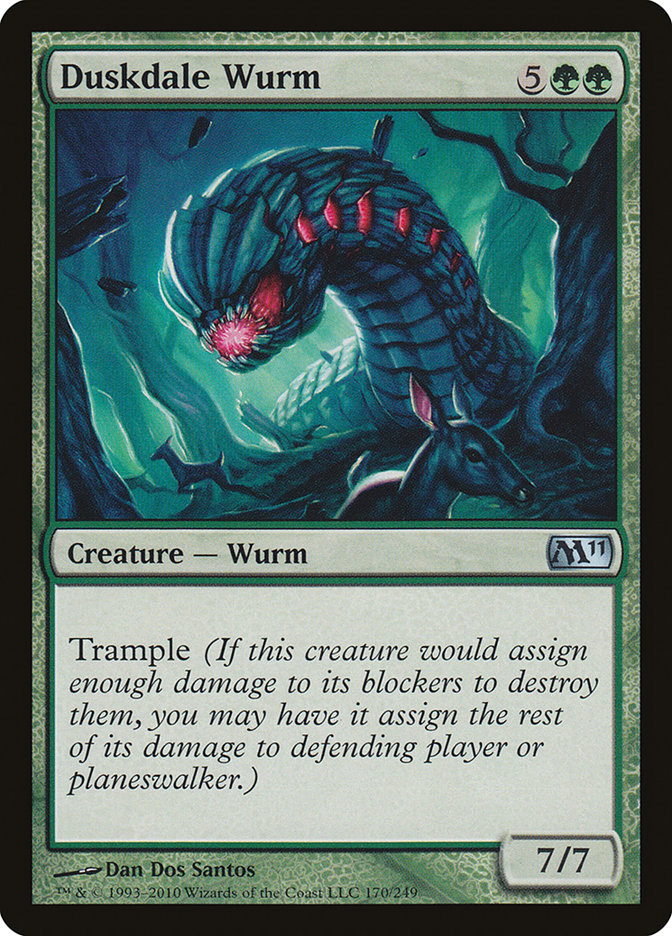 Duskdale Wurm [Magic 2011] | Deep Dive Games St. Marys