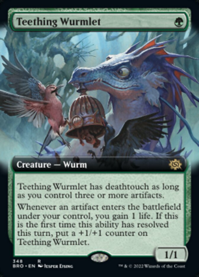 Teething Wurmlet (Extended Art) [The Brothers' War] | Deep Dive Games St. Marys