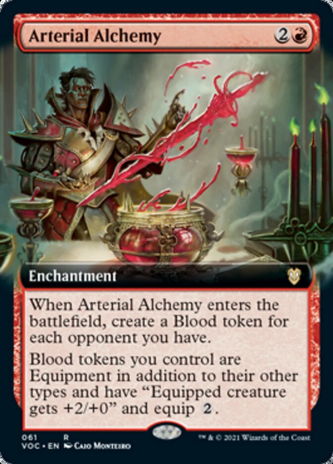 Arterial Alchemy (Extended Art) [Innistrad: Crimson Vow Commander] | Deep Dive Games St. Marys