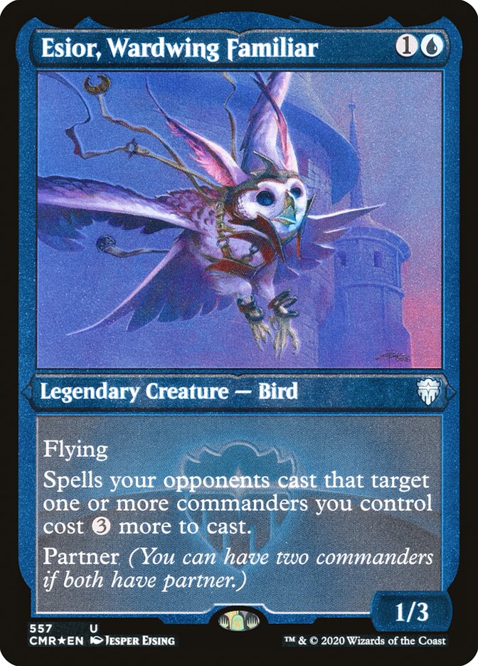 Esior, Wardwing Familiar (Etched) [Commander Legends] | Deep Dive Games St. Marys