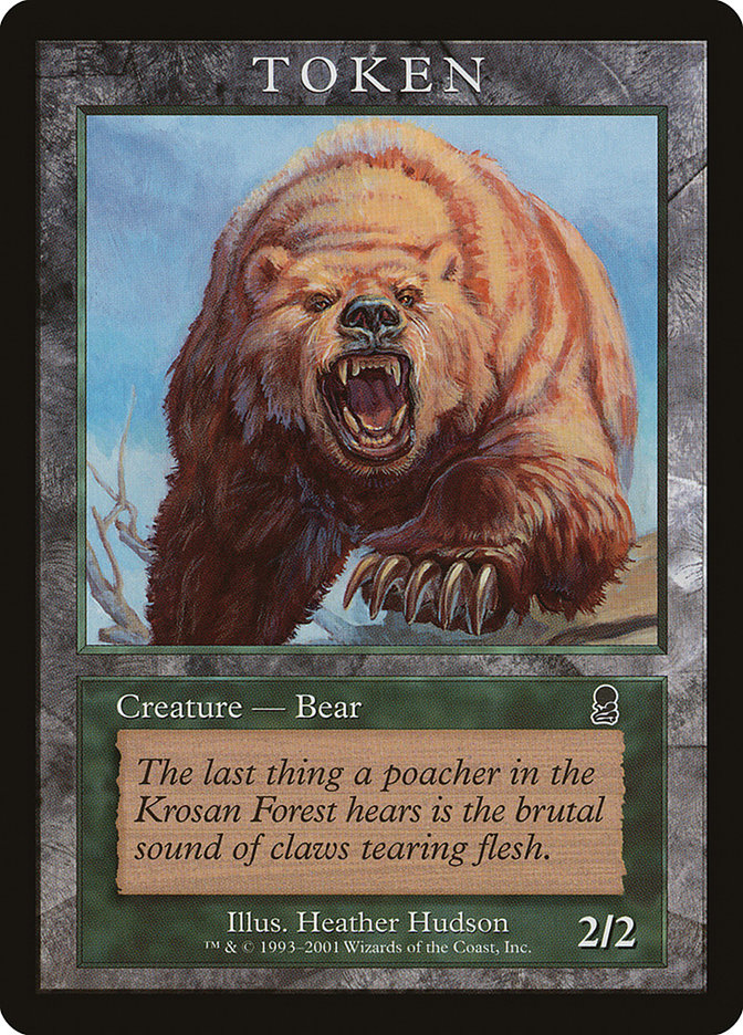 Bear Token [Magic Player Rewards 2001] | Deep Dive Games St. Marys