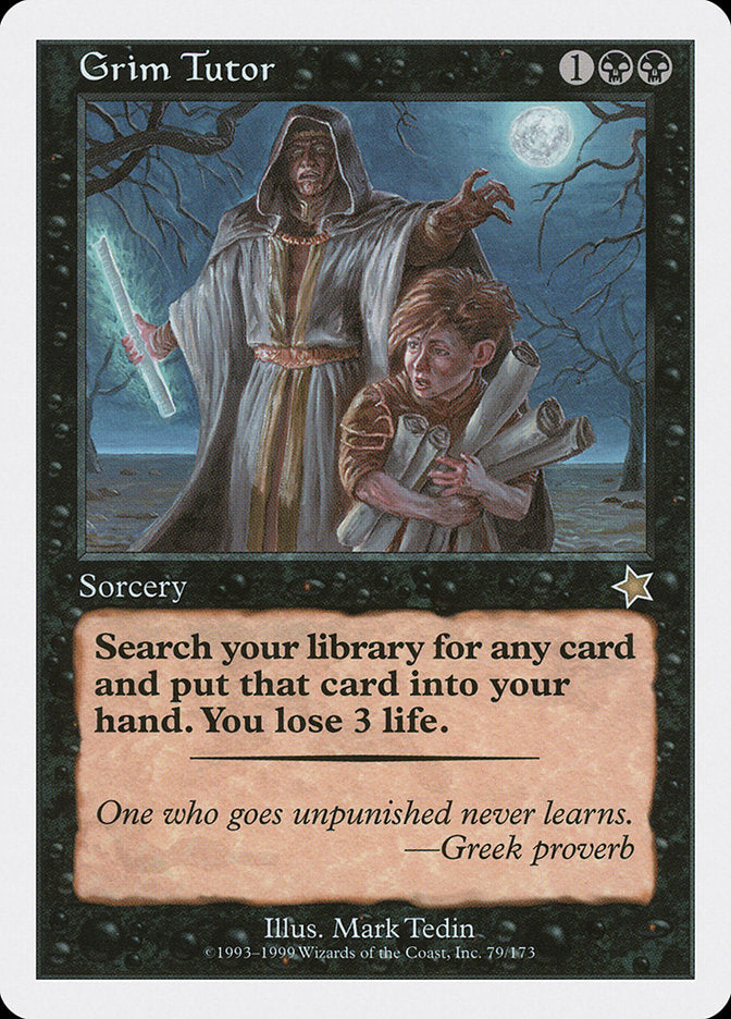 Grim Tutor [Starter 1999] | Deep Dive Games St. Marys