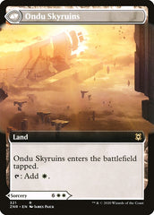 Ondu Inversion // Ondu Skyruins (Extended Art) [Zendikar Rising] | Deep Dive Games St. Marys