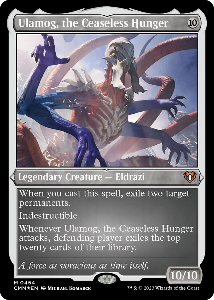 Ulamog, the Ceaseless Hunger (Foil Etched) [Commander Masters] | Deep Dive Games St. Marys