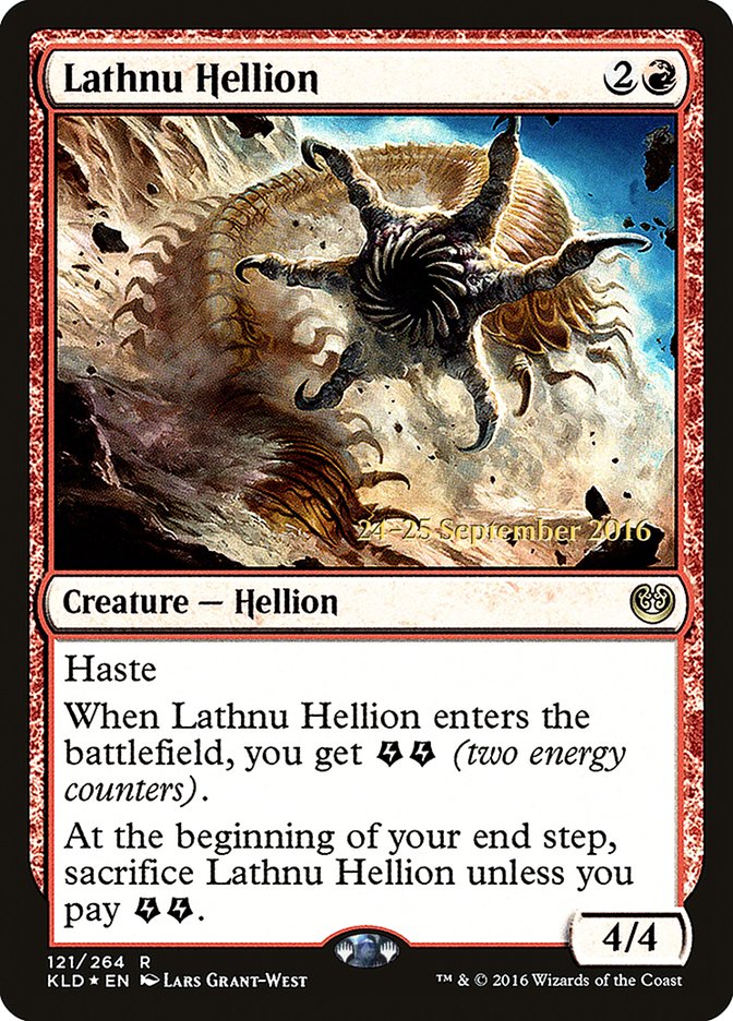 Lathnu Hellion [Kaladesh Prerelease Promos] | Deep Dive Games St. Marys