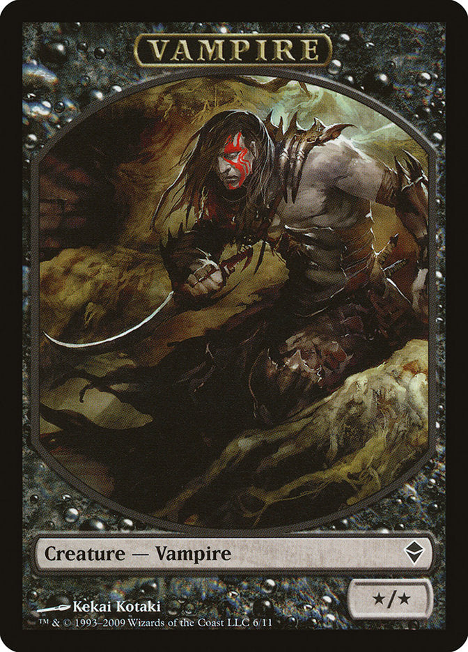 Vampire Token [Zendikar Tokens] | Deep Dive Games St. Marys