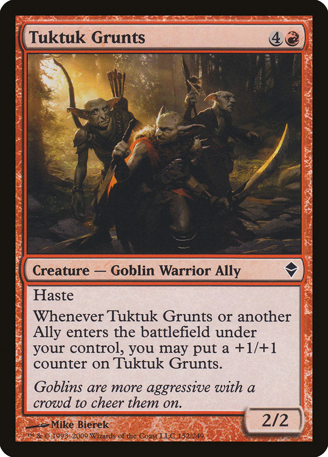 Tuktuk Grunts [Zendikar] | Deep Dive Games St. Marys