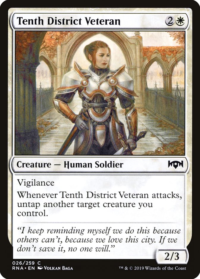 Tenth District Veteran [Ravnica Allegiance] | Deep Dive Games St. Marys