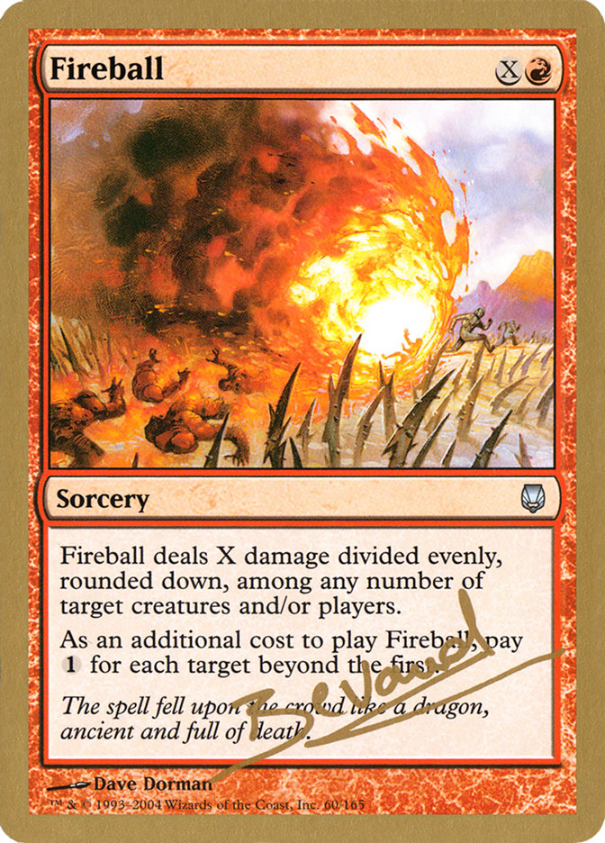 Fireball (Manuel Bevand) [World Championship Decks 2004] | Deep Dive Games St. Marys