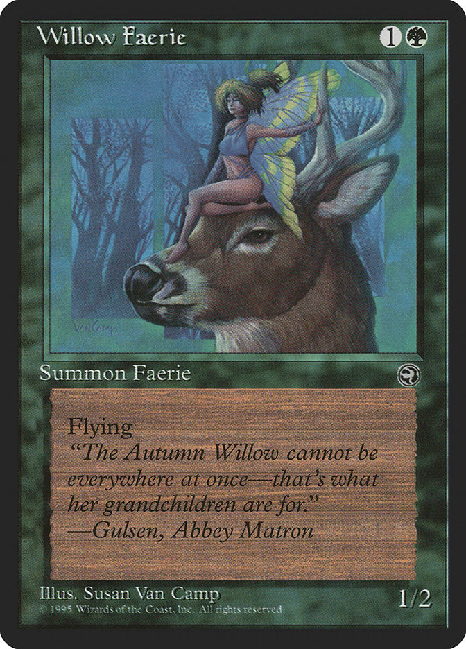 Willow Faerie (Gulsen Flavor Text) [Homelands] | Deep Dive Games St. Marys