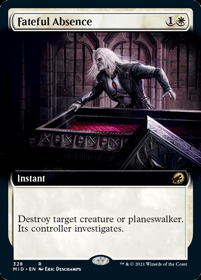 Fateful Absence (Extended Art) [Innistrad: Midnight Hunt] | Deep Dive Games St. Marys