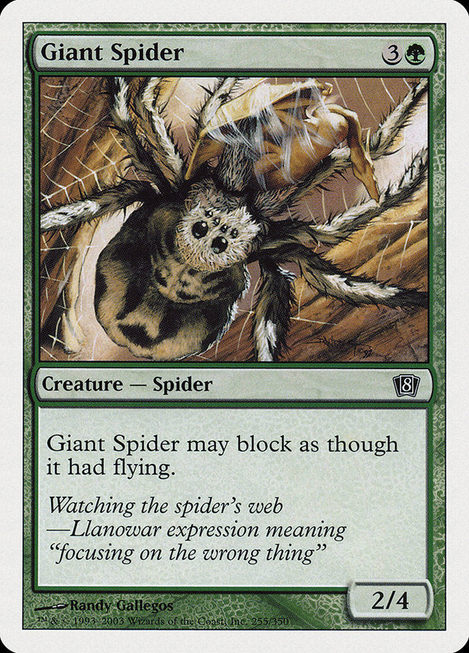 Giant Spider [Eighth Edition] | Deep Dive Games St. Marys