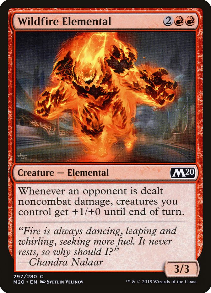 Wildfire Elemental [Core Set 2020] | Deep Dive Games St. Marys