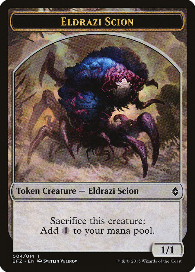 Eldrazi Scion Token (004/014) [Battle for Zendikar Tokens] | Deep Dive Games St. Marys