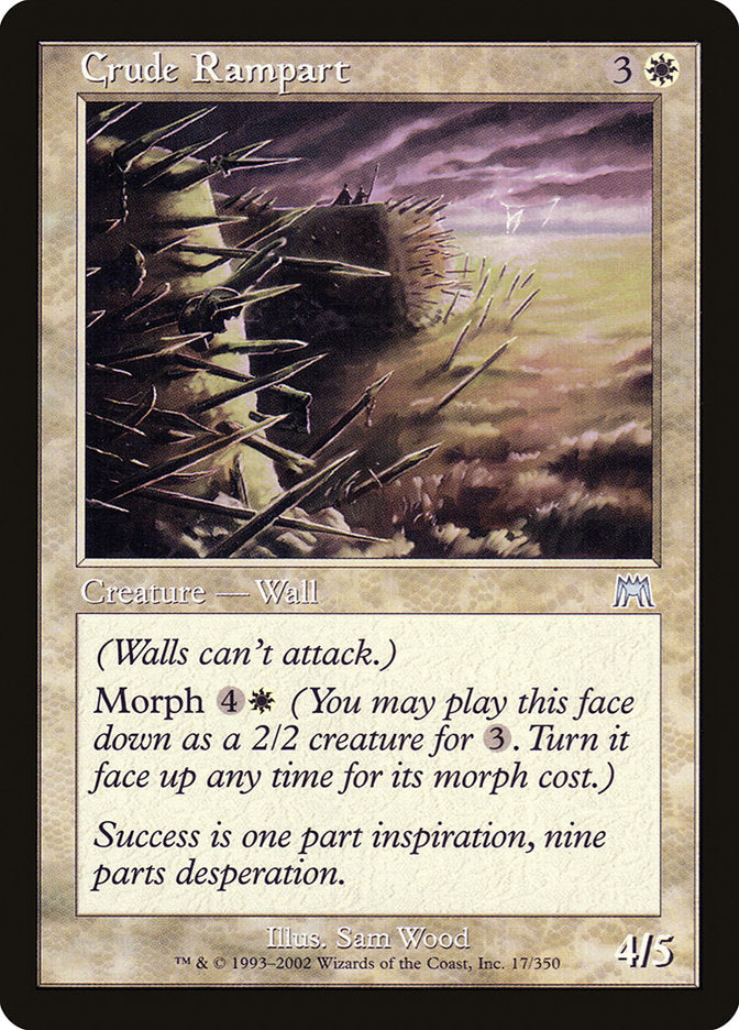 Crude Rampart [Onslaught] | Deep Dive Games St. Marys