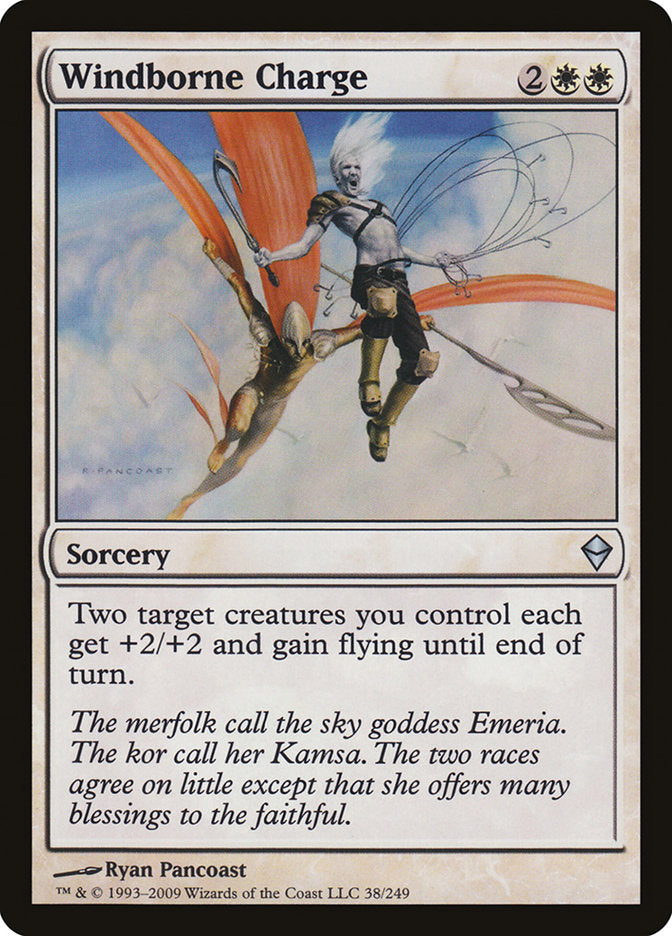 Windborne Charge [Zendikar] | Deep Dive Games St. Marys