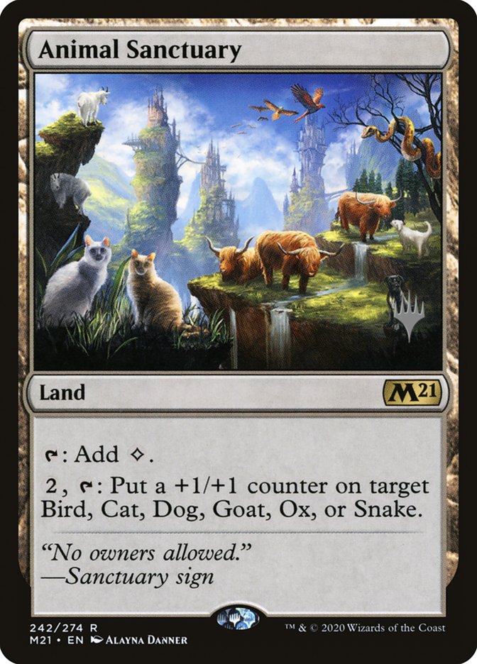 Animal Sanctuary (Promo Pack) [Core Set 2021 Promos] | Deep Dive Games St. Marys