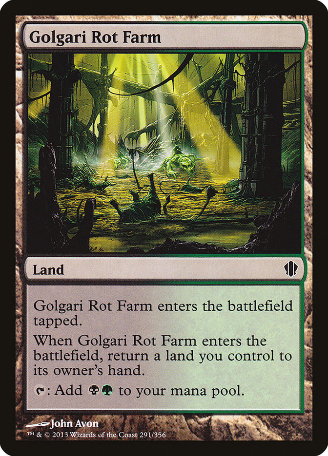 Golgari Rot Farm [Commander 2013] | Deep Dive Games St. Marys