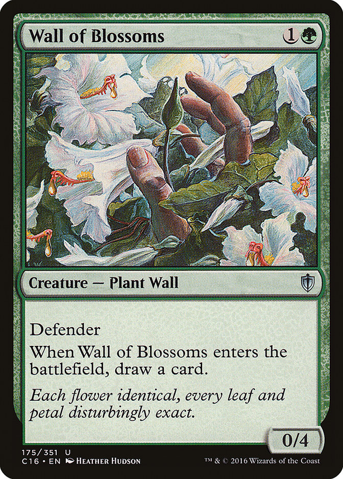 Wall of Blossoms [Commander 2016] | Deep Dive Games St. Marys