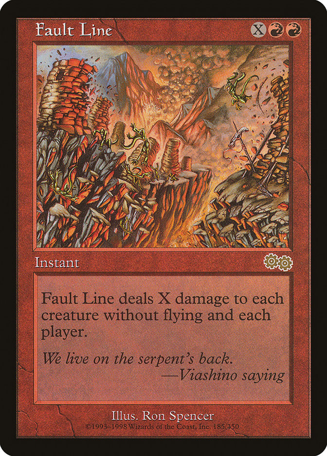 Fault Line [Urza's Saga] | Deep Dive Games St. Marys