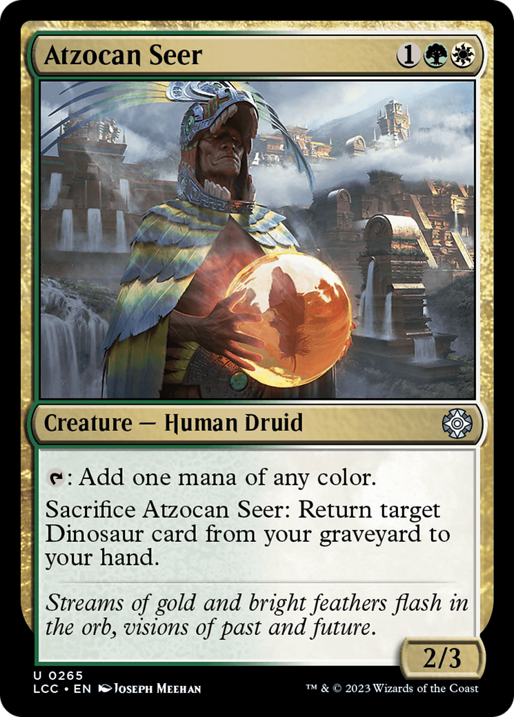 Atzocan Seer [The Lost Caverns of Ixalan Commander] | Deep Dive Games St. Marys