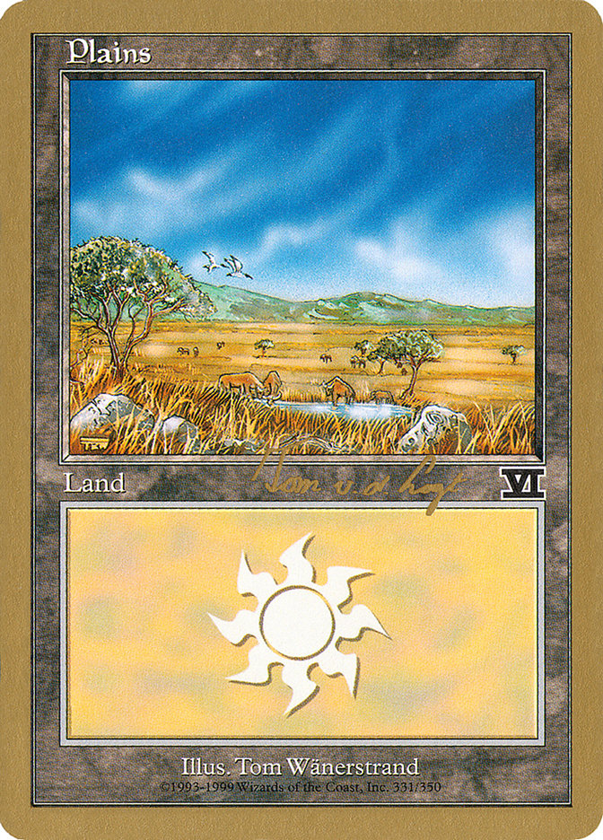 Plains (tvdl331) (Tom van de Logt) [World Championship Decks 2000] | Deep Dive Games St. Marys