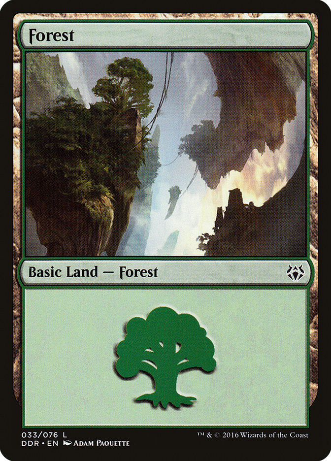 Forest (33) [Duel Decks: Nissa vs. Ob Nixilis] | Deep Dive Games St. Marys