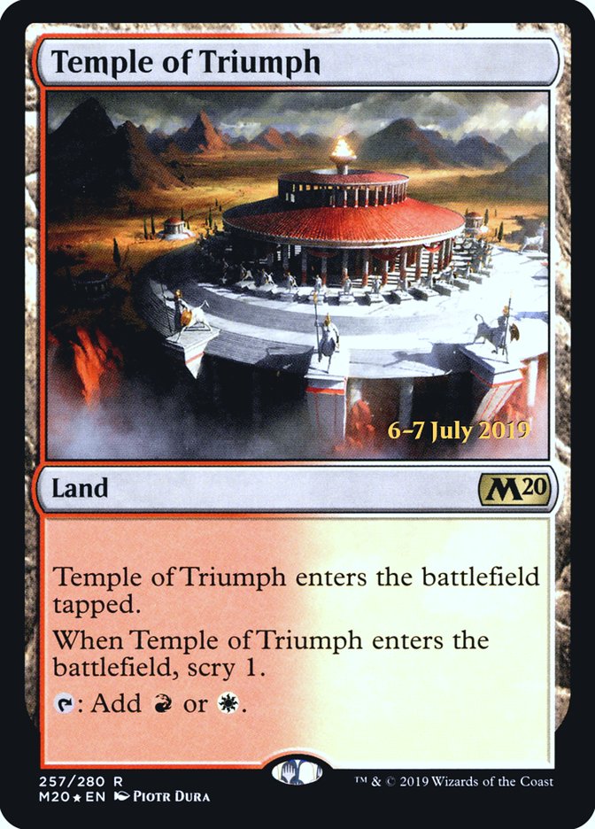 Temple of Triumph [Core Set 2020 Prerelease Promos] | Deep Dive Games St. Marys