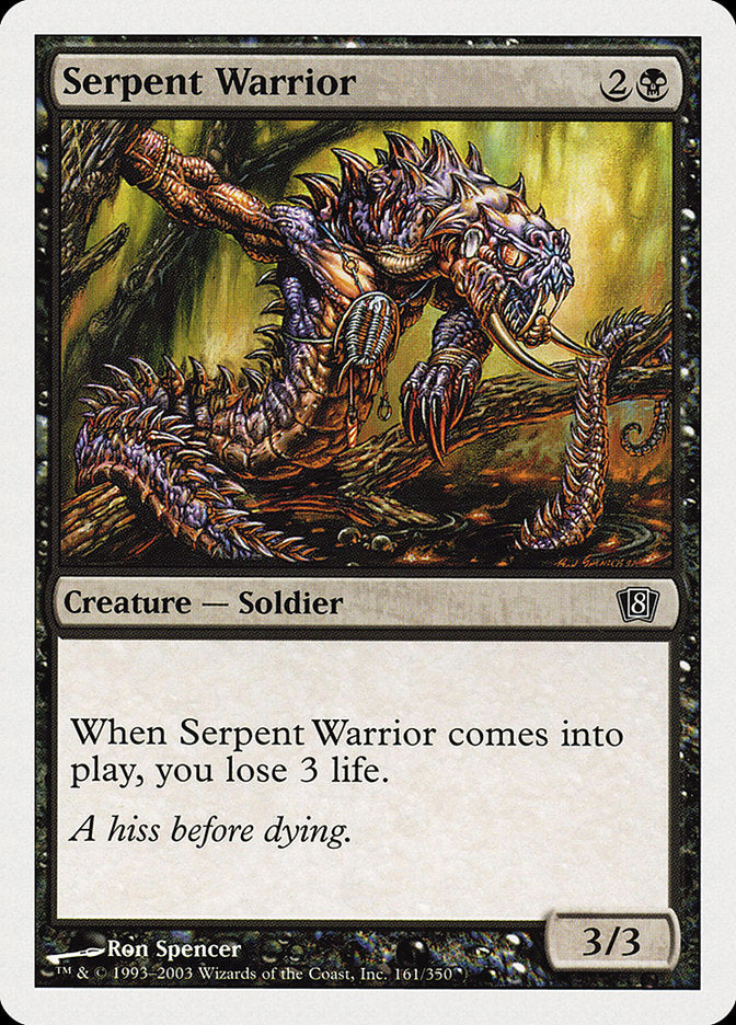 Serpent Warrior [Eighth Edition] | Deep Dive Games St. Marys