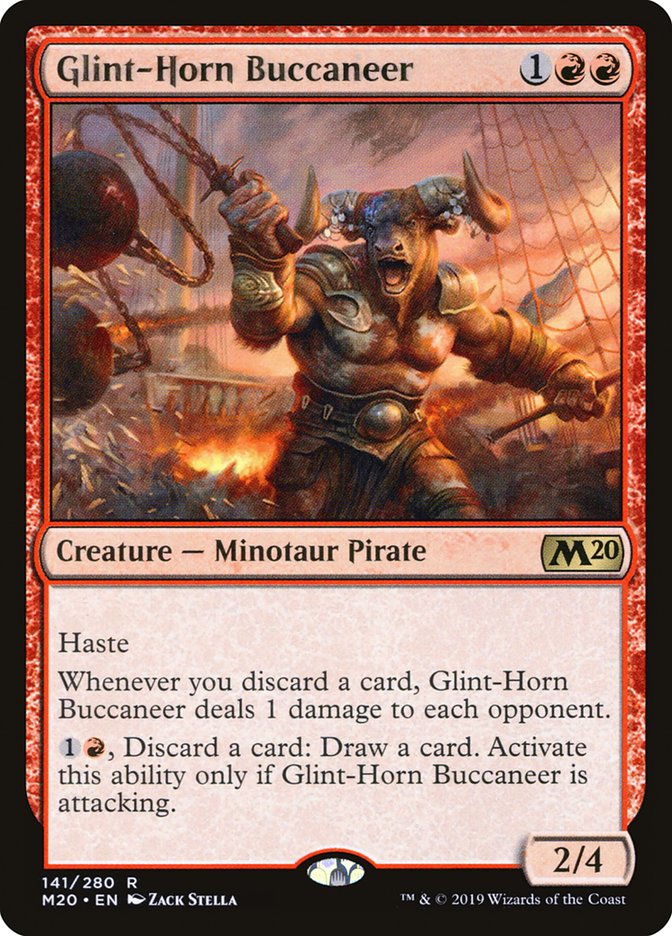 Glint-Horn Buccaneer [Core Set 2020] | Deep Dive Games St. Marys