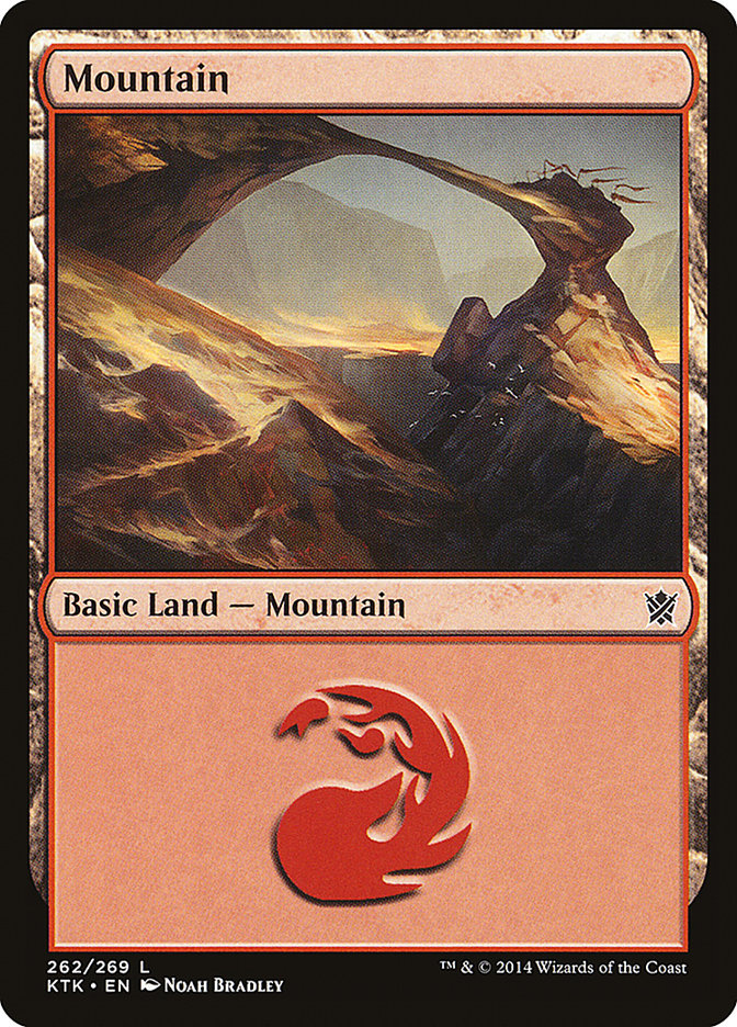 Mountain (262) [Khans of Tarkir] | Deep Dive Games St. Marys