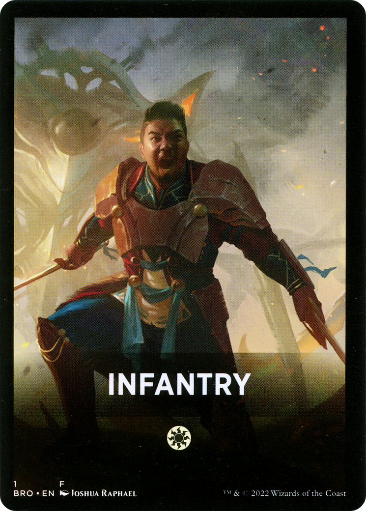 Infantry Theme Card [The Brothers' War Tokens] | Deep Dive Games St. Marys