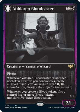 Voldaren Bloodcaster // Bloodbat Summoner [Innistrad: Double Feature] | Deep Dive Games St. Marys