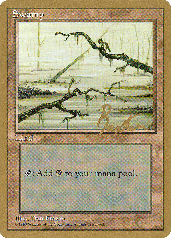 Swamp (gb371) (George Baxter) [Pro Tour Collector Set] | Deep Dive Games St. Marys