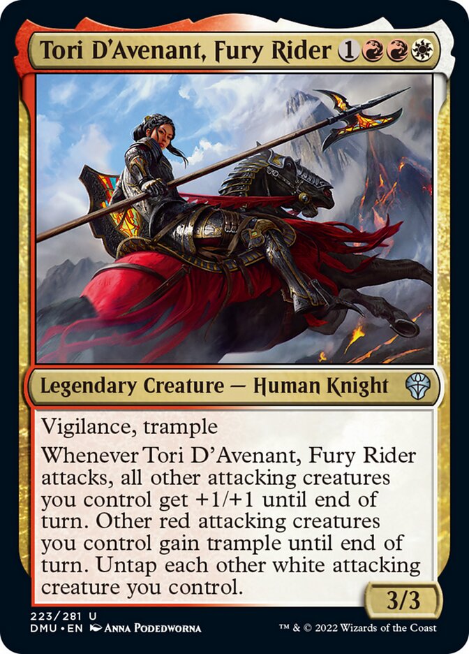 Tori D'Avenant, Fury Rider [Dominaria United] | Deep Dive Games St. Marys