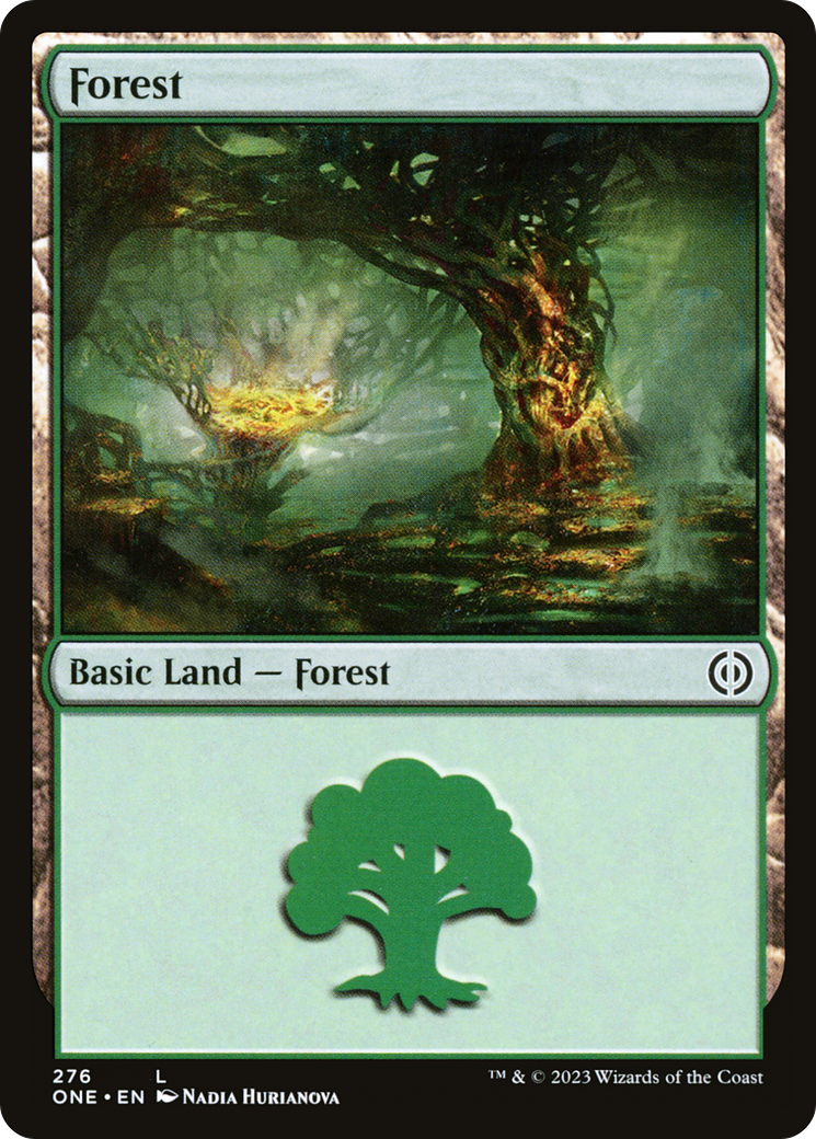 Forest (276) [Phyrexia: All Will Be One] | Deep Dive Games St. Marys