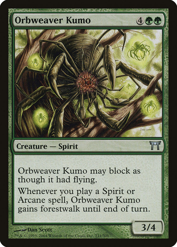 Orbweaver Kumo [Champions of Kamigawa] | Deep Dive Games St. Marys