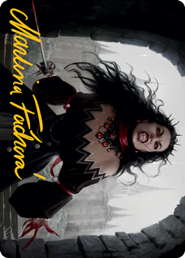 Voldaren Stinger Art Card (Gold-Stamped Signature) [Innistrad: Midnight Hunt Art Series] | Deep Dive Games St. Marys