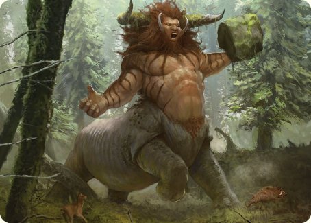 Stonehoof Chieftain Art Card [Commander Masters Art Series] | Deep Dive Games St. Marys