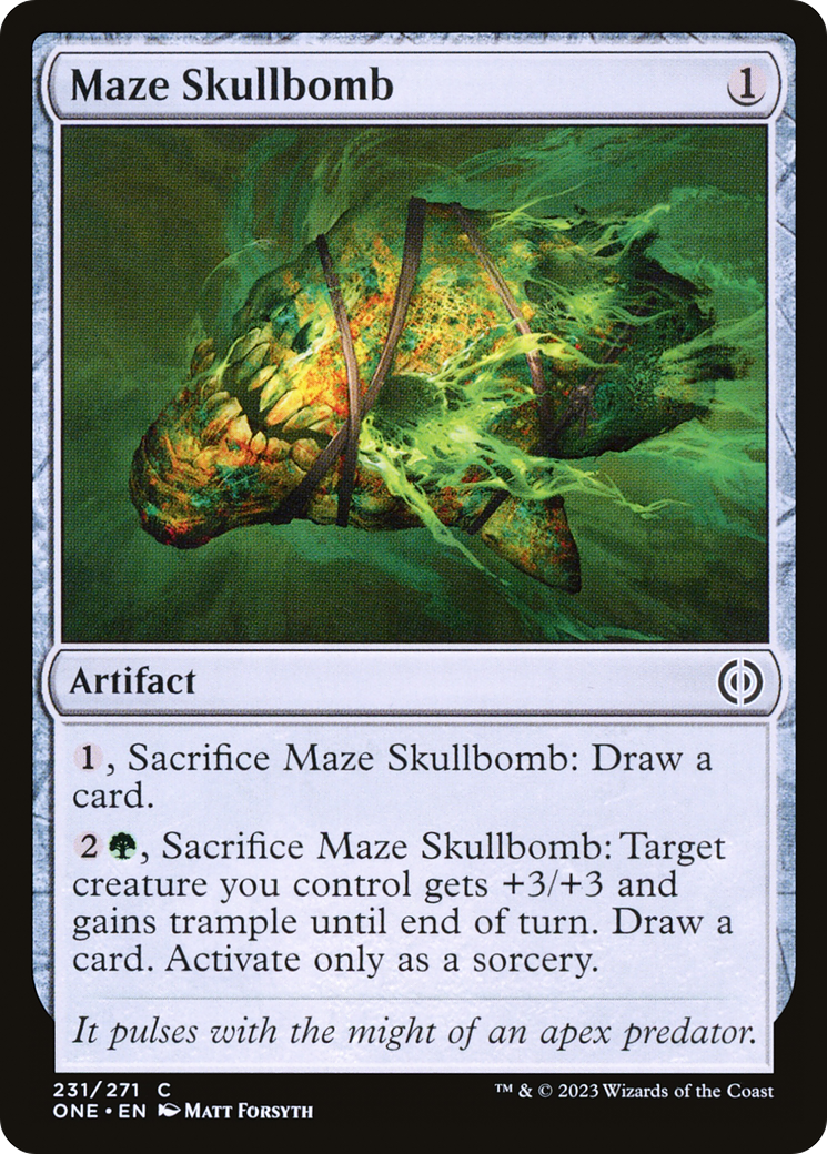 Maze Skullbomb [Phyrexia: All Will Be One] | Deep Dive Games St. Marys
