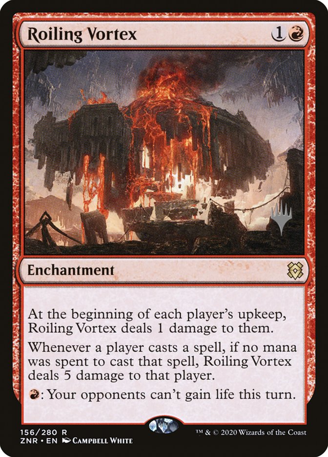 Roiling Vortex (Promo Pack) [Zendikar Rising Promos] | Deep Dive Games St. Marys