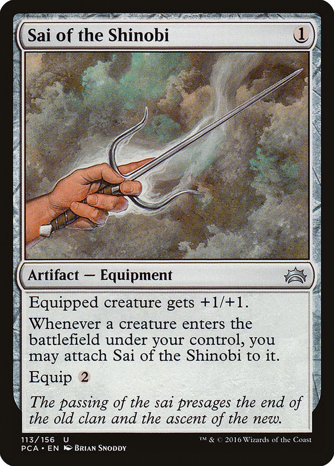 Sai of the Shinobi [Planechase Anthology] | Deep Dive Games St. Marys