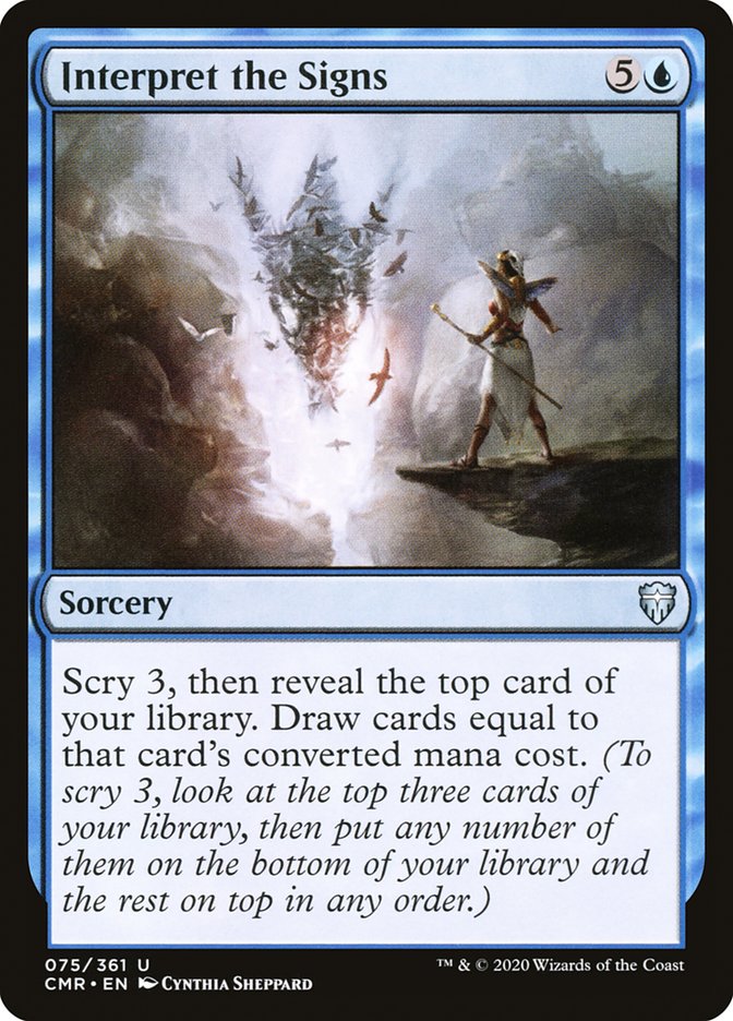 Interpret the Signs [Commander Legends] | Deep Dive Games St. Marys