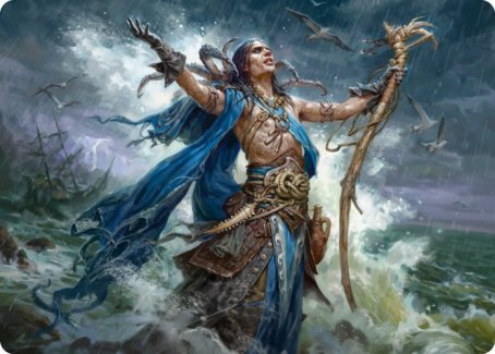 Lier, Disciple of the Drowned Art Card [Innistrad: Midnight Hunt Art Series] | Deep Dive Games St. Marys