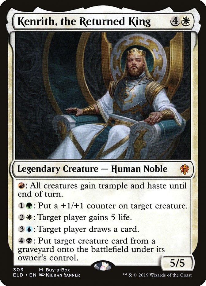 Kenrith, the Returned King (Buy-A-Box) [Throne of Eldraine Promos] | Deep Dive Games St. Marys